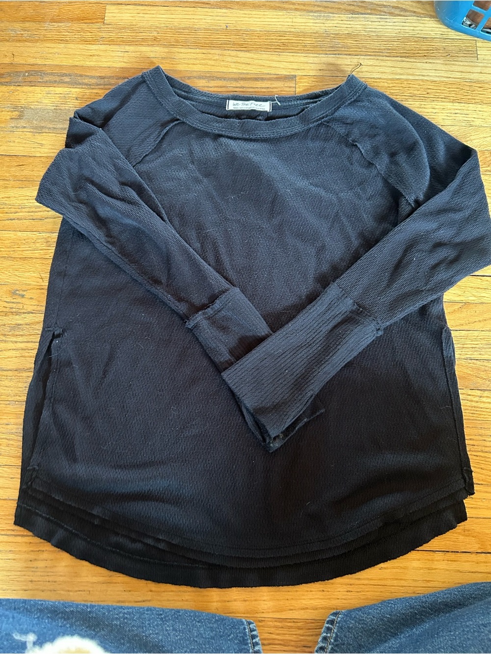 We the free black Long Sleeve Thermal Top